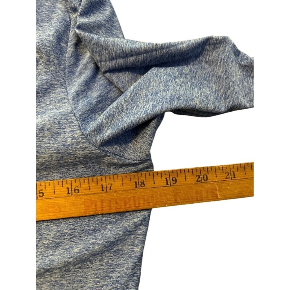 Marika Womens Blue Space Dye Long Sleeve Activewear Top KLT1523T M - Picture 2 of 6